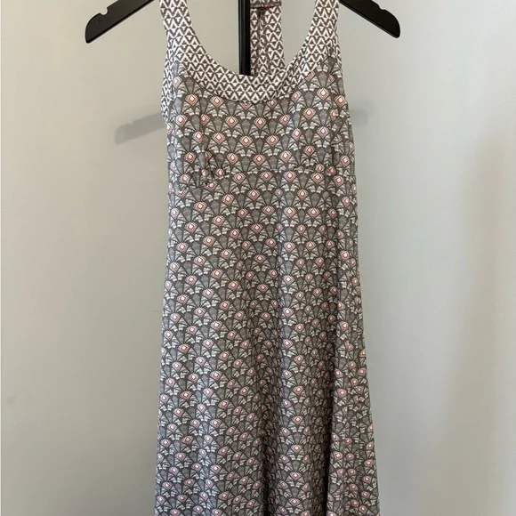 prAna Cali Dress Moonrock Geometric Racerback Athletic Dress (XS) - Picture 2 of 9